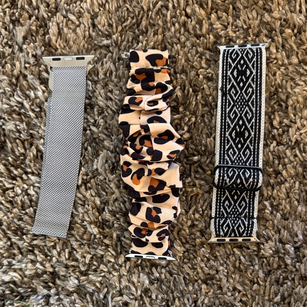 Set of Three Stylish Watch Bands